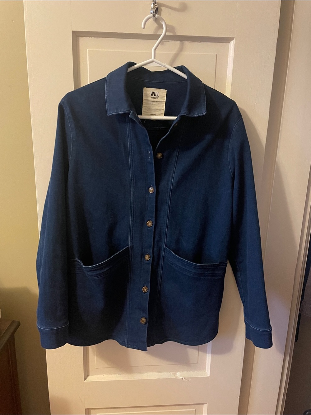 Sezane Indigo Denim Will Jacket - Women - Picture 3 of 7